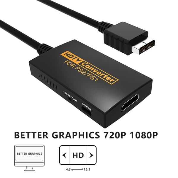 Konverteradapterkonsol til HDMI-kompatibelt High Definition Link-kabel