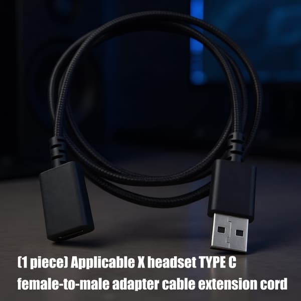 Funktionell USB C till USB A-sändaradapter för hörlurar