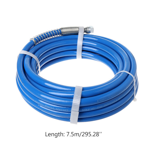 7,5m Luftlös färgsprutningsslang Rör 5000PSI Sprutor Fiber för Sprutpistol