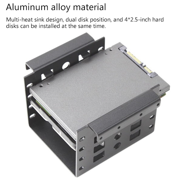2,5 tum SSD HDD Hårddiskadapterfackhållare Monteringsfäste Ersättning