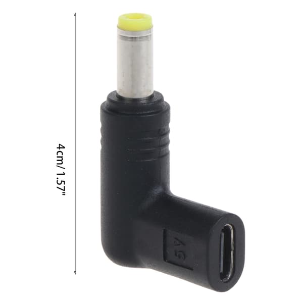 Type C til DC 5.5x2.1mm Stik Strømopladningsadapter Opladningsenhed