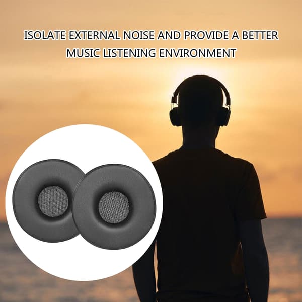 Öronmuffar för 55 65 75 Headset Öronkuddar Öronkuddar Svampar Öronkuddar