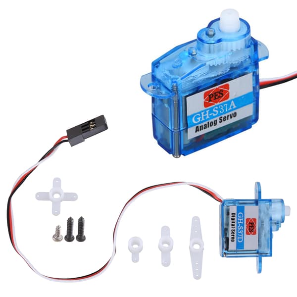 GH-S37A GH-S43A Mini mikroservo til RC-fly, fastvingede flymodeller 3.7g