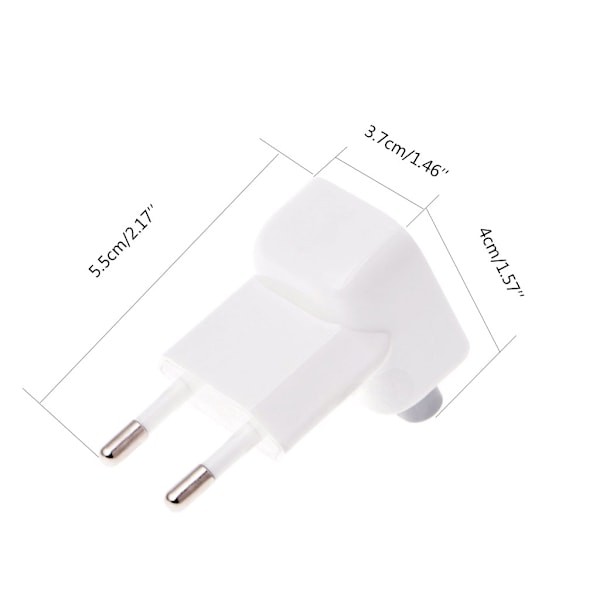 Laptop EU-kontakt För Apple för Macbook Reseladdare AC-kontakt Adapter Konverterare