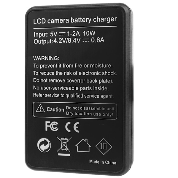 EN-EL14 Kamerabatteriladdare med LCD-skärm för D5100 D5200 D5300 D5500