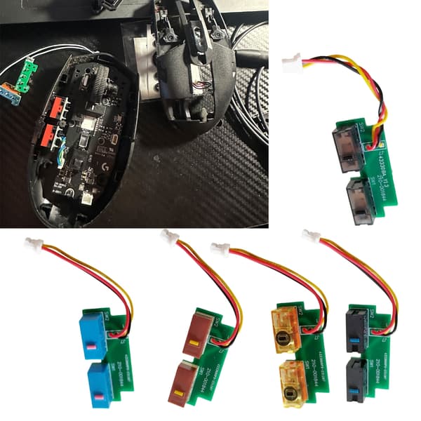 Mouse Mainboard Præcis Mouse Sideknapper Board Loddet Til G304/G305 TTC 80 million
