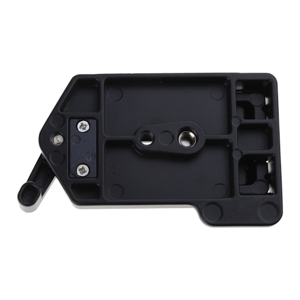 Snabbkopplingsplatta i aluminiumlegering QRA-635L, adapterklämma, skjutande monteringsyta för stativ, monopod, kulhuvud, DSLR-kamera, videokamera
