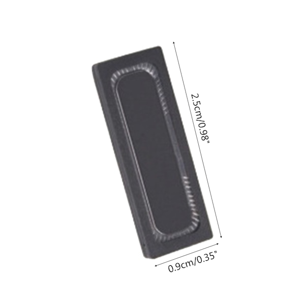 Högtalarlåda i Aluminium 8 Ohm 1W för Bilstereo Högtalare Enhet Surfplatta PC Körinspelare Minihögtalare