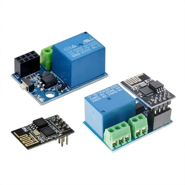 ESP8266 Basert ESP01S Relémodul med Android-appstøtte for IoT-hjemmeautomatiseringssystemer Mobil enhetsintegrasjon null - With ESP01