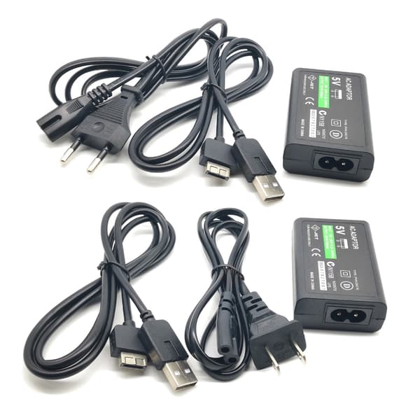 Hjemmelader Strømforsyning AC-adapter USB-datakabel Ledning For US