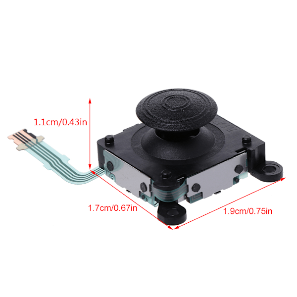 3D Analog Joystick-kontroll för PSVita 2000, för psv2000-videospel