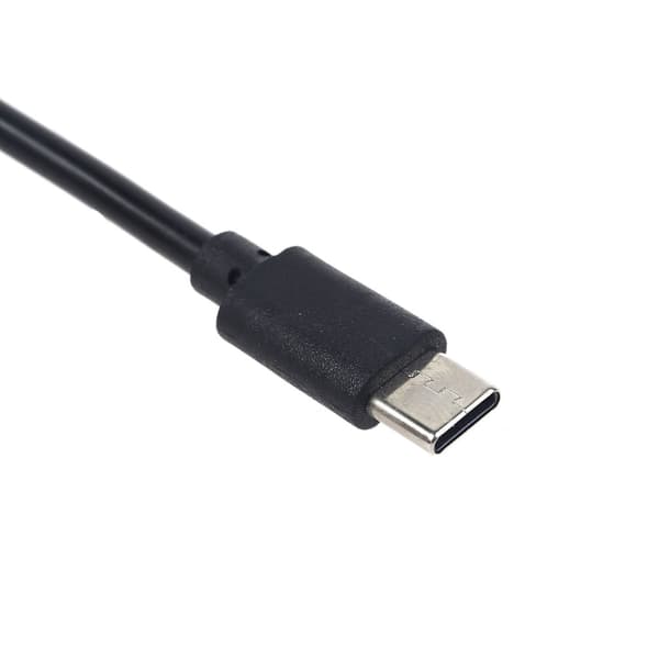 Universal DC-strömadapterkit, USB-C till DC 5,5x2,1 mm kabelströmförsörjningsplugg
