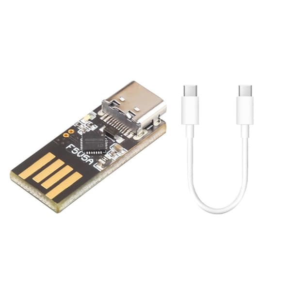 USB A - C PD5V5A -sovitin, luja PCB RPi 5:lle, virranmuunto ilman virtalähdettä null - Does not include wir