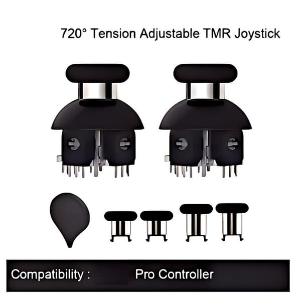 Anti-drift analog stick-modul til controller TMR elektromagnetiske joysticks ergonomisk thumbstick med hætte null - O ne
