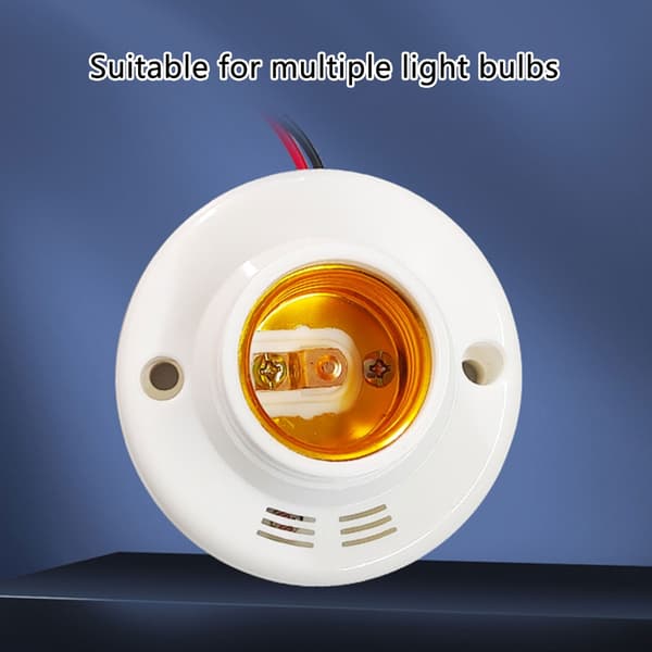 LED E27 Lys Base Lyd Lys Kontrol Lys Sokkel Stik Spil Simpelt Design 1pc