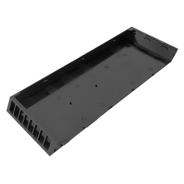 Erstatningsdeksel for konsoll Solid Matt HDD-brønn Harddiskdeksel for skall til etui for konsoll Black
