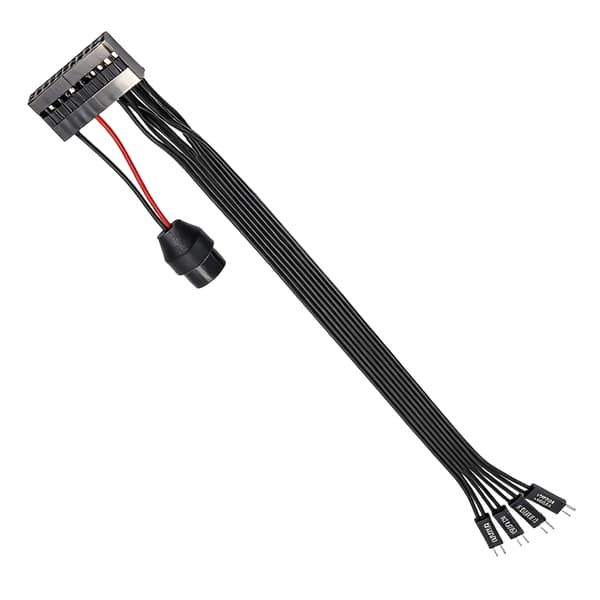 Intelligente 20Pin computerkabinet frontpanelstik til bundkortbrug 20cm