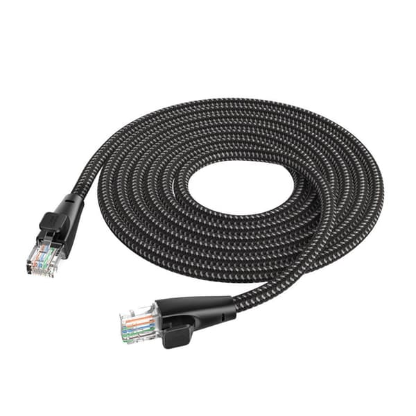 Högflexibel CAT6 Ethernet-kabel 10Gbps Bandbredd Skärmad Design 3m