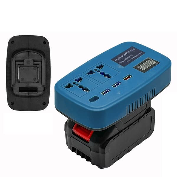 Effektiv 18V-21V Batteri Inverter Oplader Dock Elektrisk Værktøj til Bærbare Computere Ventilator