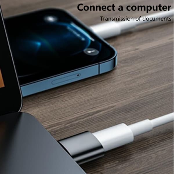 Han til Hun Konverteringsadapter Understøtter Opladning USB til Type C Blue