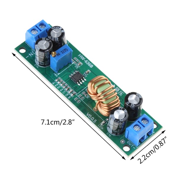 10A DC-DC 6.5-60V til 1.25-30V Justerbar Konverter Step Down Modul