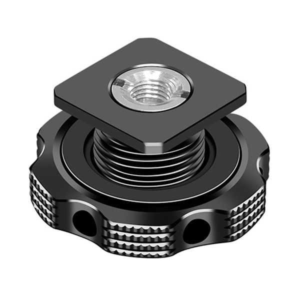 1/4 tum Skruv Kallsko Mount Adapter för DSLR Kamera Rig Kamera Blixt Shoe