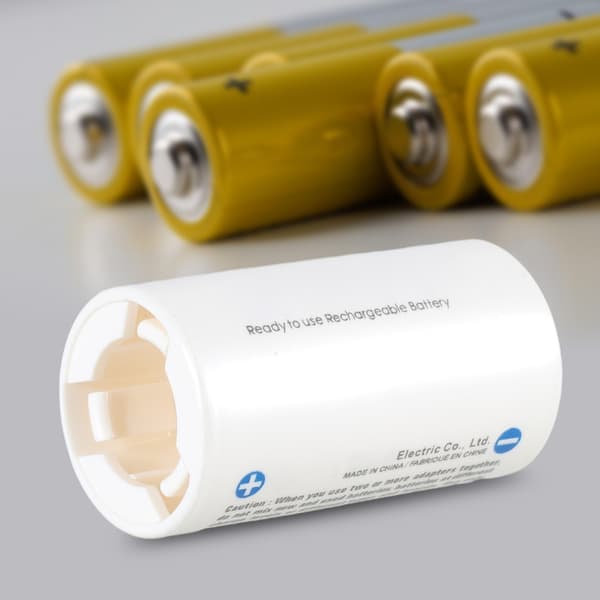 Flerbruks LR6 AA til LR14 C Batteriadapter, Transformer dine LR6 Batterier Forbedrer Enhetskompatibilitet