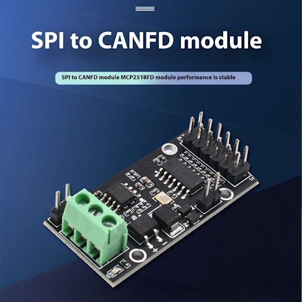 Højhastigheds SPI til CANFD Interface Modul, der understøtter CANFD Protokoller og 8Mbps Overførselshastighed MCP2518FD Modul 2pc
