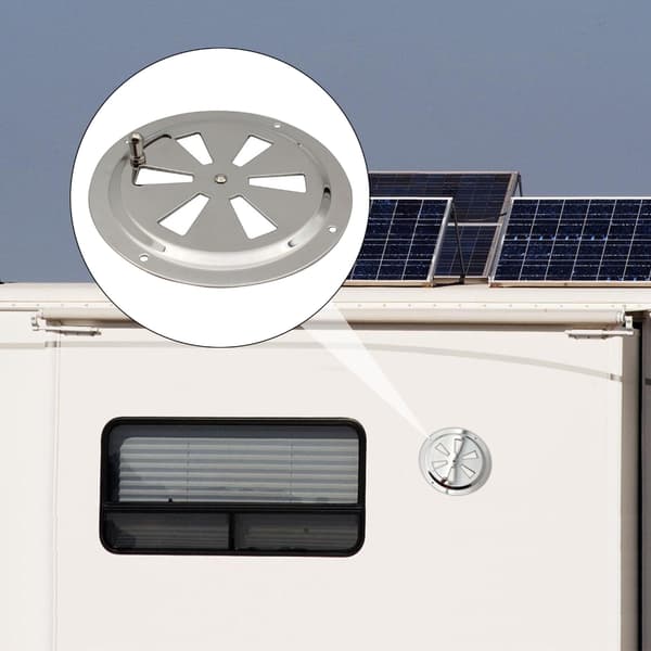 Rundt ventilasjonsgitter i rustfritt stål for båter og vannscootere null - 6inch 2pcs