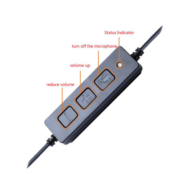 Qd-stik Qd-kabel til USB-stikledninger til QD-interfacehovedtelefoner USB2.0-adapter Call Center Home Game USB-adapter GN QD interface