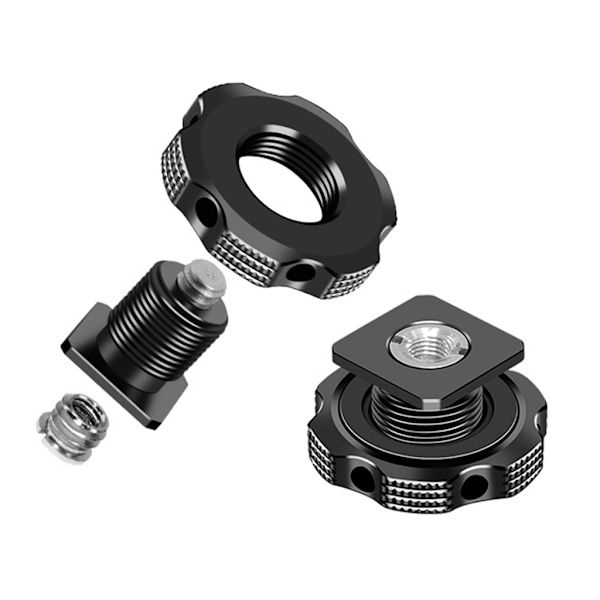 1/4 tum Skruv Kallsko Mount Adapter för DSLR Kamera Rig Kamera Blixt Shoe