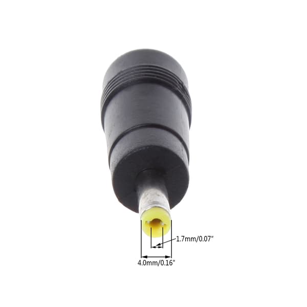 5,5 x 2,1 mm hun-jack til 4,0 x 1,7 mm han CCTV til DC-strømstikadapter