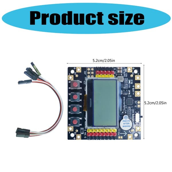 KK2.1.5 PLUS KK2 Flight Control Board Understøtter Forskellige Flykonfigurationer