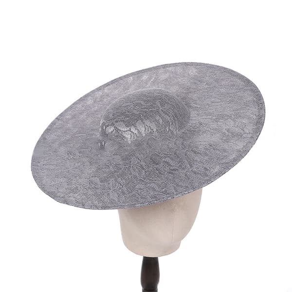 Rund hattebunn Teaparty Bonnet Hattebunn Hodeplagg Hattebunn Håndlaget tilbehør White