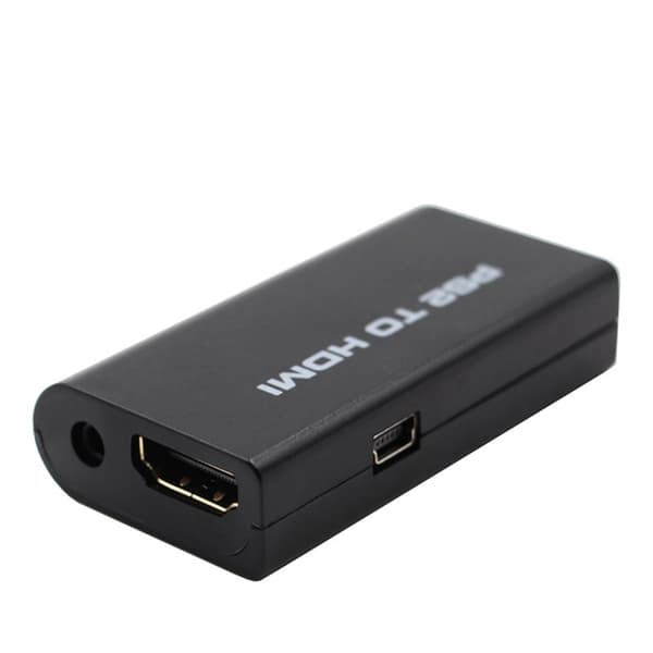Spillekonsol til projektor konverter til HDMI-kompatibel adapter sort