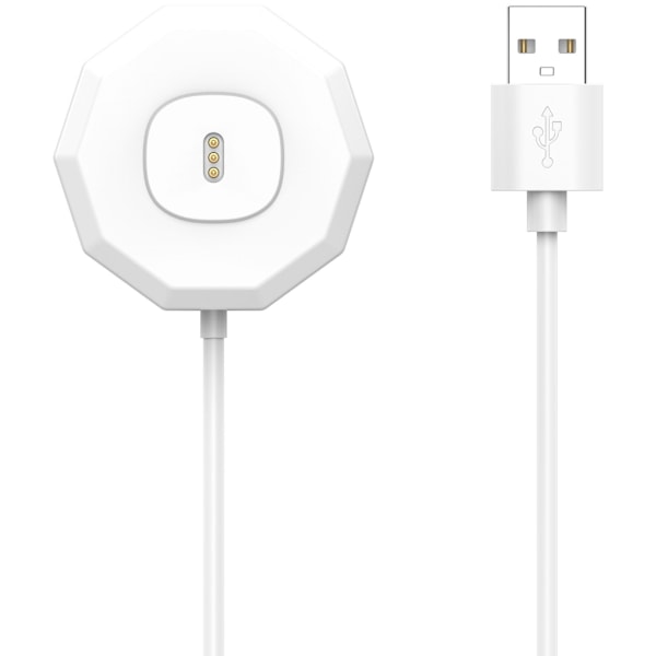 USB 3-Pin Magnetisk Laddningsdocka Bas USB Laddningskabel för Laifen Tandborste White