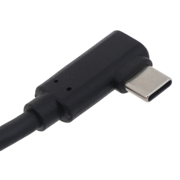 USB C till USB C-kabel 60W, USB C-laddningskabel Snabbladdning Rät vinkel 10 Gbps Datakabel för Smartphone Laptop
