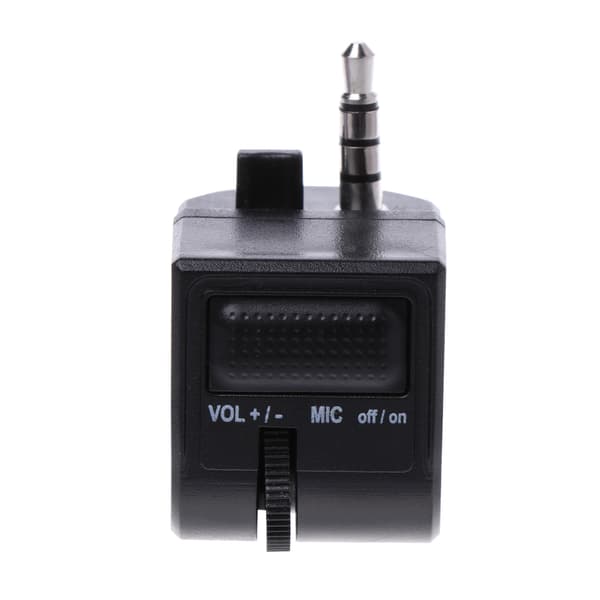 3,5 mm Mini Volym Mikrofon Mute Kontroll Headset Adapter för Kontroller VR