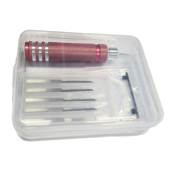 Modellmejsel med 0,1/0,2/0,4/0,6/0,8/1,0/2,0 mm ResinCarved Scriber-linje Modelleringsskrivare Handverktyg