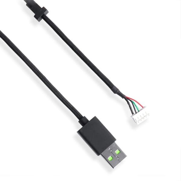 Erstatnings USB-hodetelefonkabel PVC-ledning for 7.1 V2 / Kitty Edition Black