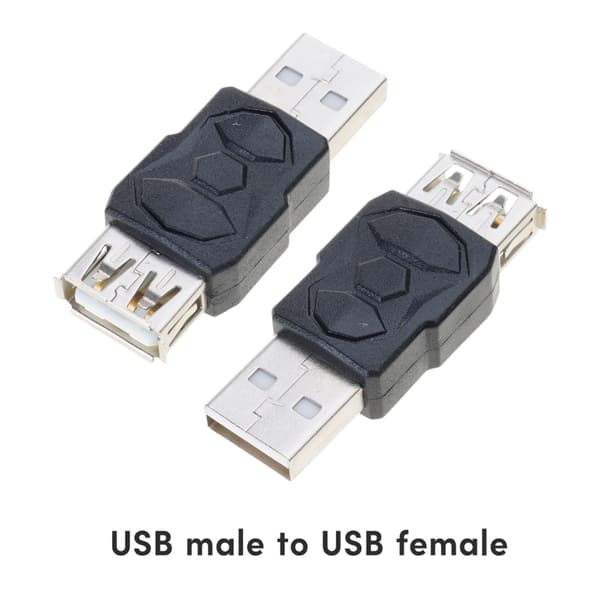 480 Mbps tovejs USB-transmissionsadapter USB2.0-adapter Micro/Mini han-hun-konverterstik null - Micro to mini usb M