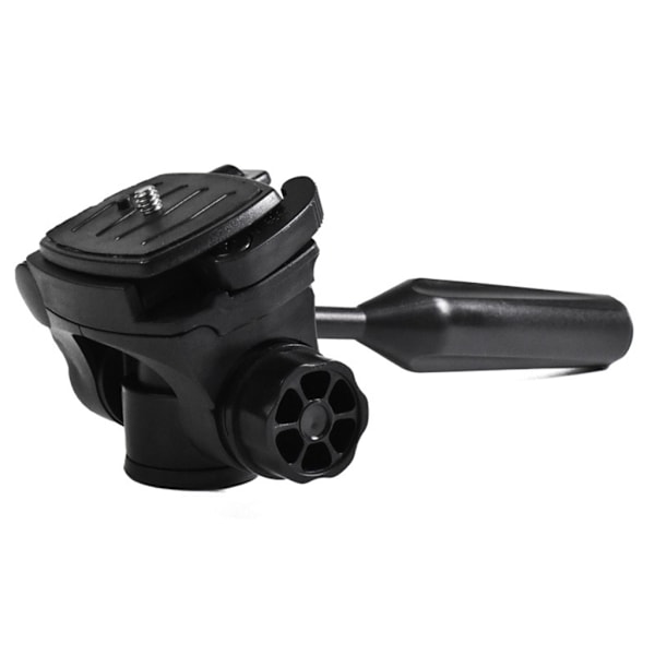 Tripodpanna för Huvud, 360° Rotation 90° Lutning 3-dimensionell Tripod för Huvudmontering med 3/8\" Gänga 1/4\" Skruv för Tripod M