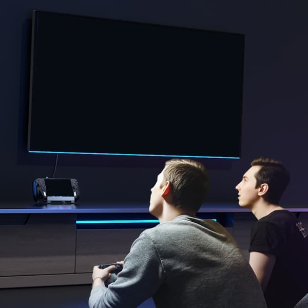 Bärbar USB C-dockningsstation med PD100W snabbladdning för surfplattor och bärbara datorer null - A