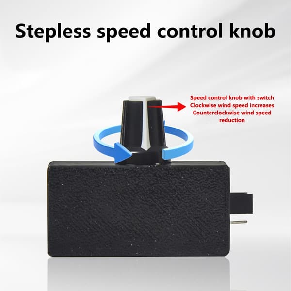 Justerbar PC Køleventilator Hastighedsregulator, USB til 4Pin Adapterkabel, DC5V til 12V Strømkonvertere med 2/3 Vejs Splitter null - One for two cable