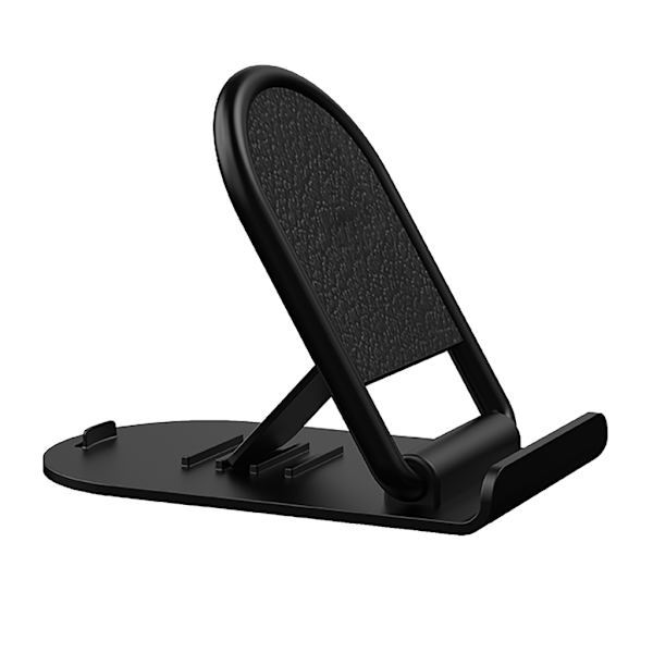 Fällbar stativ vinkel justerbar skrivbord mobiltelefonhållare reseficka stativ Black