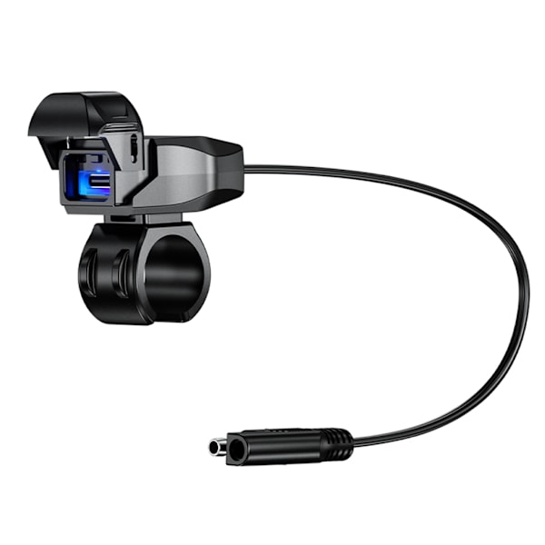 Motorcykel Fordonsmonterad Laddare Vattentät USB-C Adapter Typ-C Port Laddare