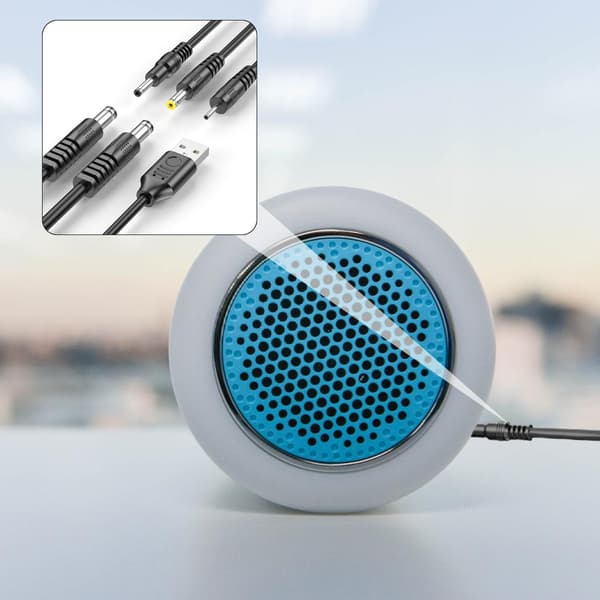 MultiLength USB til DC5V ladekabel for bærbare enheter 5V3A ladekabel 2m - 5.5x2.5mm