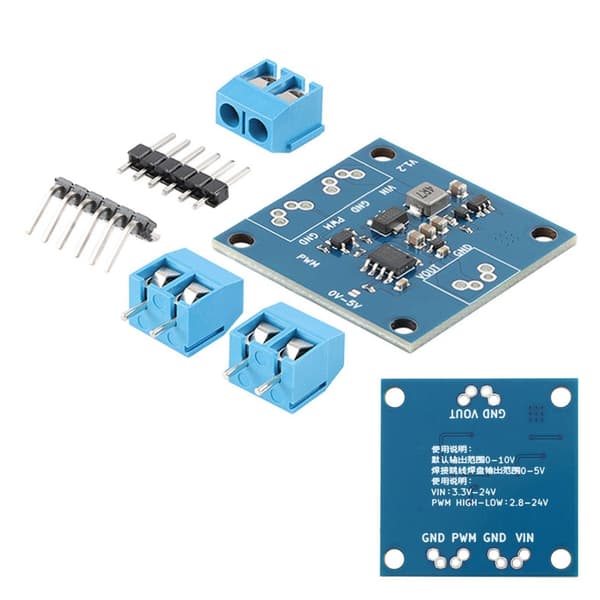 Analog Elektrisitetsmodul 22Hz-20kHz 3.3V-24V Digital Analog Konvertering