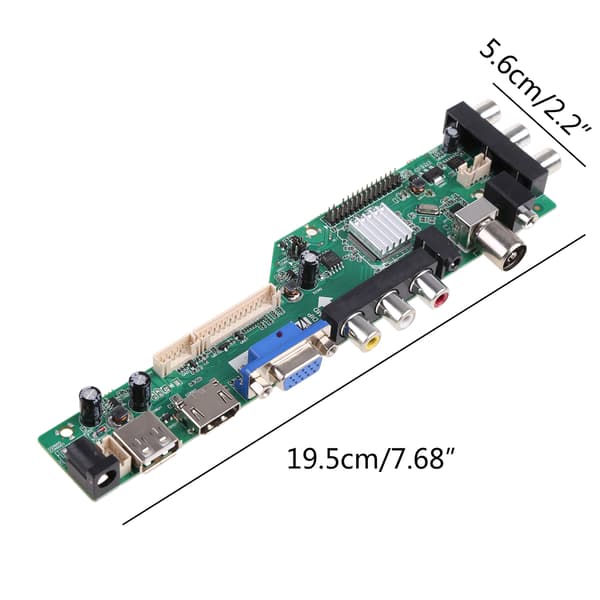 Universal LCD TV Controller Driver Board Modul Fjernbetjening til 30Pin 8-Bit
