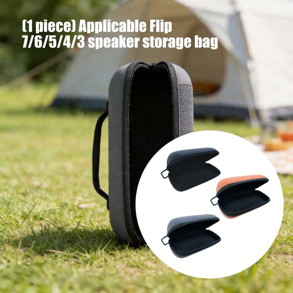 Stødabsorberende holder til Flip 7/6/5/4/3 Bluetooth-kompatible højttalere Black